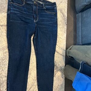 American Eagle Outfitters Dark Indigo Women's Super High Rise Jegging size 18S